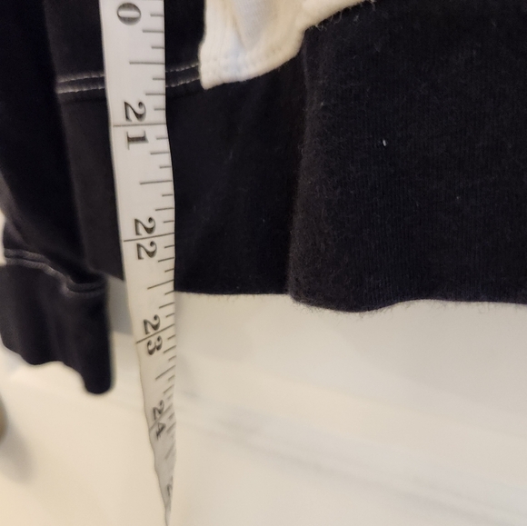 Y2K Basic White Black Light Weight Jacket Yoga Girl Size M #T463 - Picture 6 of 7